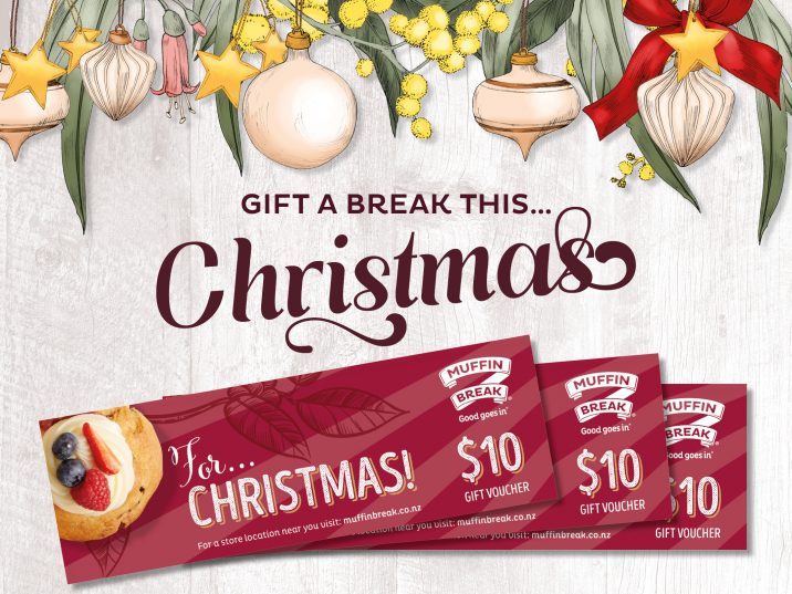 Muffin Break Gift Vouchers – available in-store or online