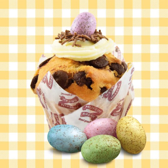 Muffin Break Easter Choc Chip Muffin
