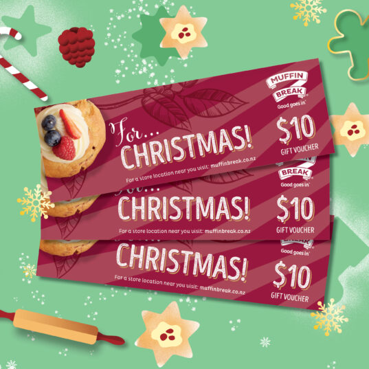 Gift a Break this Christmas with Muffin Break