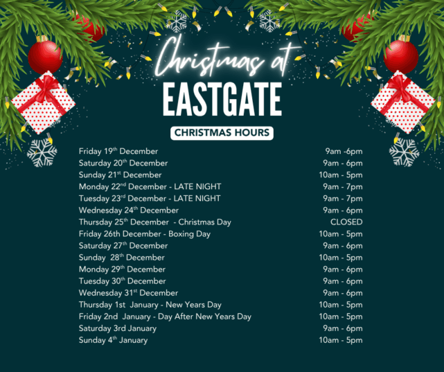 Christmas Hours